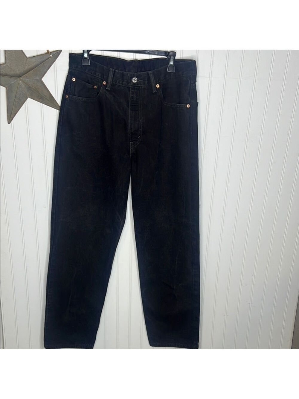 Levi's Men's Relaxed Black Jeans Size 33X31